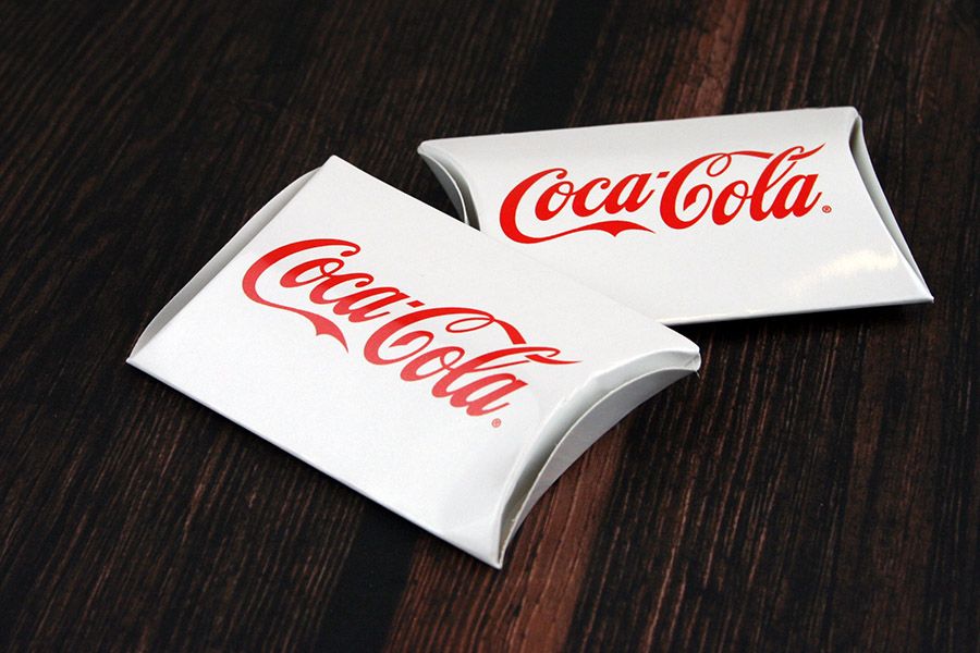 schuimoordopjes voor Coca-Cola met een set oordopjes in elk bedrukt gondeldoosje